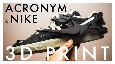 nike acronym heel clip|【NIKE × ACRONYM】Blazer Low/3D printed heel clips with.